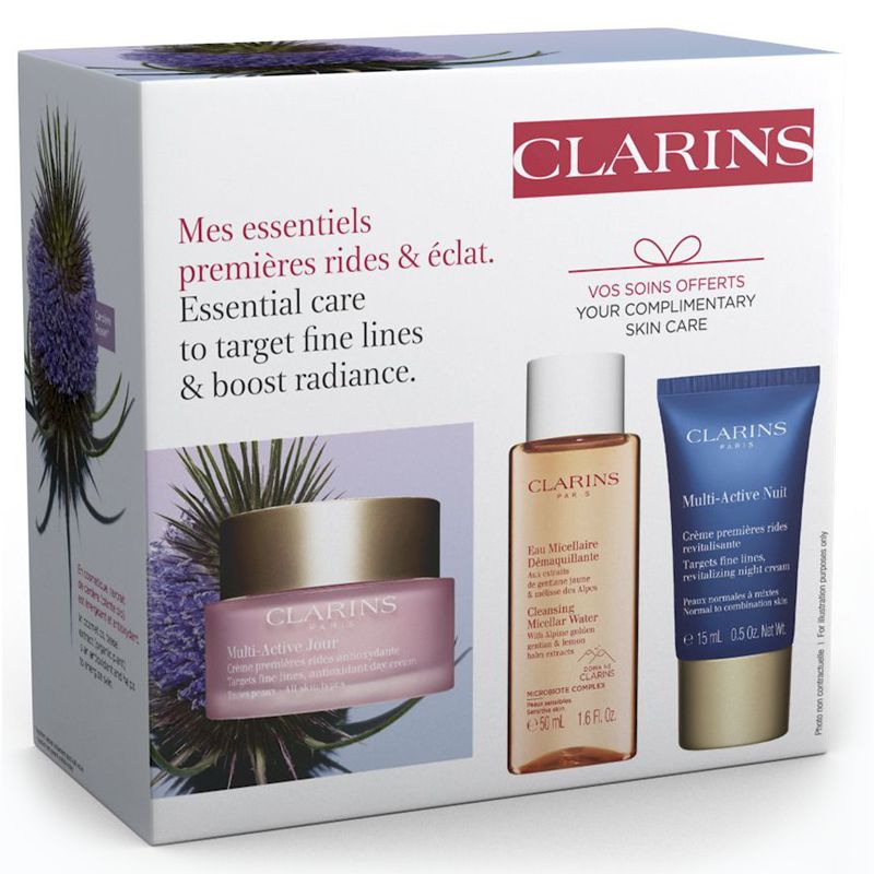 Clarins Multi-Active Day Cream – All Skin Types 50ml Set
